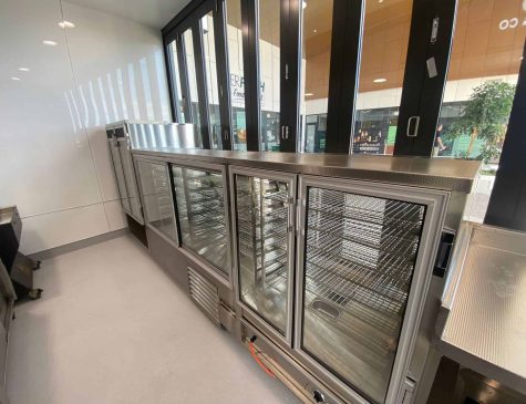 stainless steel bakery equipment in Mams Bakery